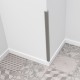 PROTECTIVE CORNER PROFILE PVC 25x25, 1m / GREY GENERAL USE PLASTIC PROFILES